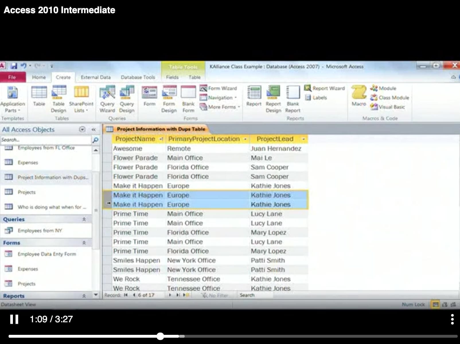 Microsoft Office Access 2010 Intermediate - Edu Boutique