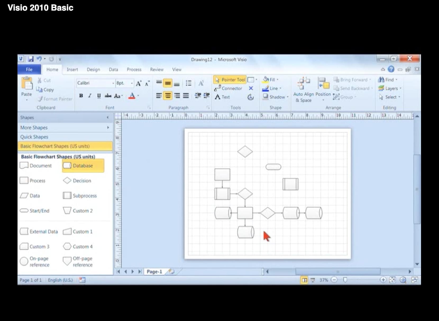 Как в microsoft visio 2010 создать диаграмму или график excel